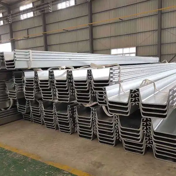Pile de tôle d'acier, Pile de tôle de verrouillage, Z TypeSheet Piles, Pile de tôle de type U, Pile de tôle formée à froid, Pile de tôle laminée à chaud