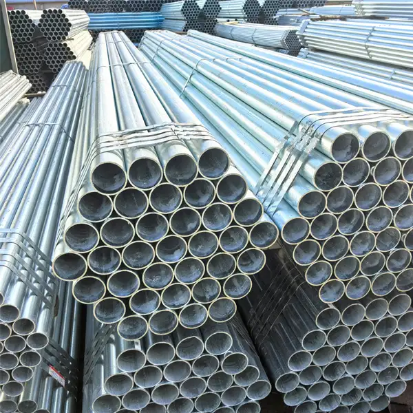 أنابيب فولاذية مجلفنة ، أنابيب فولاذية مستديرة مجلفنة بالغمس الساخن ، أنابيب فولاذية مجلفنة مسبقًا