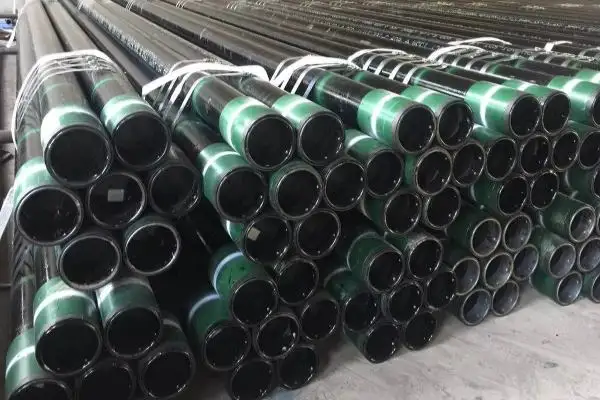 oil casing pipe lowering method, oil casing pipe installation methods