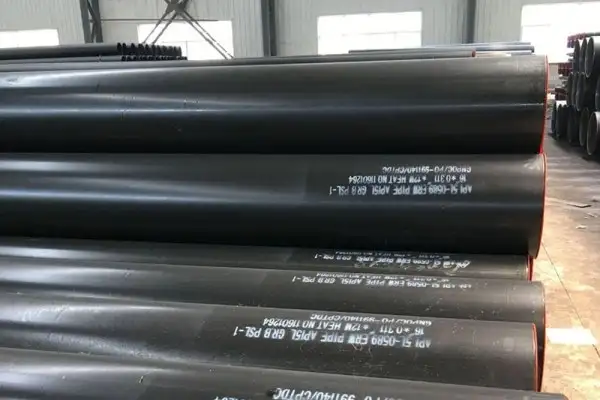 Tuyau d'api 5l, tuyau sans couture d'api 5l, tuyau soudé d'api 5l