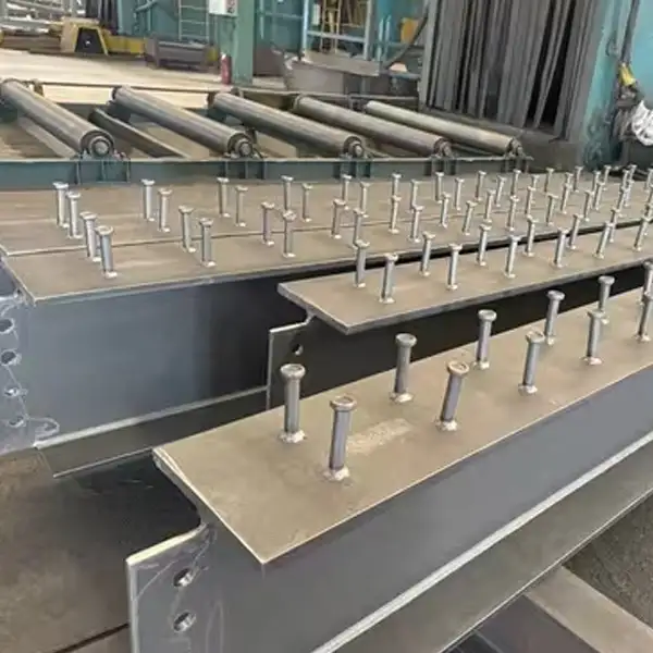 Estructura de columna de acero en forma de H, Estructura de columna de acero soldada con pernos, Construcción de edificios de hormigón Estructura de columna de acero