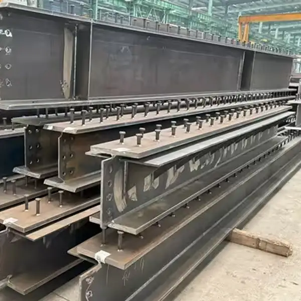 Estructura de columna de acero en forma de H, Estructura de columna de acero soldada con pernos, Construcción de edificios de hormigón Estructura de columna de acero